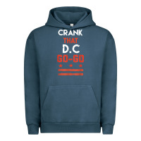 Pigment Midnight Navy vintage washington d.c crank that go go music design gift. t shirt Urban Hoodie - linhVisuals