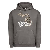 Pigment Tornado great lakes shaped men women petoskey stone michigan rocks pullover ho Urban Hoodie - linhVisuals