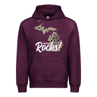 Mauve Wine great lakes shaped men women petoskey stone michigan rocks pullover ho Urban Hoodie - linhVisuals