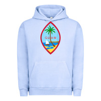 Pigment Grape Ice guam coat of arms souvenir gift flag chamorro t shirt Urban Hoodie - linhVisuals
