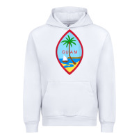 White guam coat of arms souvenir gift flag chamorro t shirt Urban Hoodie - linhVisuals