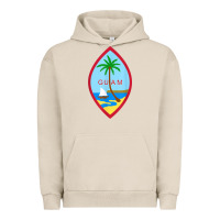 Pigment French Oak guam coat of arms souvenir gift flag chamorro t shirt Urban Hoodie - linhVisuals