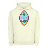 Pigment Pistachio guam coat of arms souvenir gift flag chamorro t shirt Urban Hoodie - linhVisuals