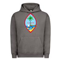 Pigment Tornado guam coat of arms souvenir gift flag chamorro t shirt Urban Hoodie - linhVisuals