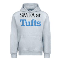 Heather Grey SMFA at Tufts Urban Hoodie - linhVisuals