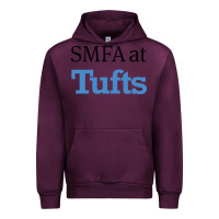 Mauve Wine SMFA at Tufts Urban Hoodie - linhVisuals