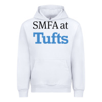 White SMFA at Tufts Urban Hoodie - linhVisuals