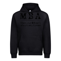 Black mba graduation gifts when your bs can't take you further Urban Hoodie - linhVisuals