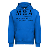 Cobalt mba graduation gifts when your bs can't take you further Urban Hoodie - linhVisuals