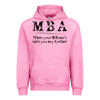 Fuchsia Pink mba graduation gifts when your bs can't take you further Urban Hoodie - linhVisuals