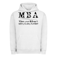 Pigment Lunar Rock mba graduation gifts when your bs can't take you further Urban Hoodie - linhVisuals