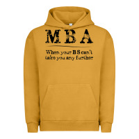 Pigment Peanut Butter mba graduation gifts when your bs can't take you further Urban Hoodie - linhVisuals