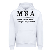 White mba graduation gifts when your bs can't take you further Urban Hoodie - linhVisuals