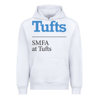 White SMFA at Tufts Urban Hoodie - linhVisuals