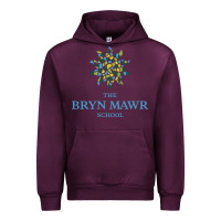 Mauve Wine bryn mawr school Urban Hoodie - linhVisuals