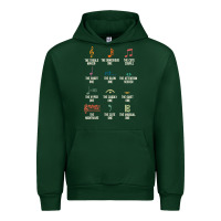 Forest Green musical notes symbol definition   humor musician t shirt Urban Hoodie - linhVisuals
