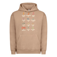 Pigment Burro musical notes symbol definition   humor musician t shirt Urban Hoodie - linhVisuals