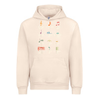 Sandshell musical notes symbol definition   humor musician t shirt Urban Hoodie - linhVisuals