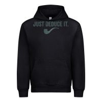 Black just deduce it funny sherlock holmes detective raglan baseball tee Urban Hoodie - linhVisuals