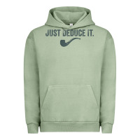 Pigment Oil Green just deduce it funny sherlock holmes detective raglan baseball tee Urban Hoodie - linhVisuals