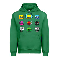 Emerald geometry dash insane Urban Hoodie - linhVisuals
