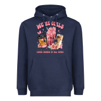 Navy were girls of course we need three drinks at all t Heavyweight Hoodie - JahusDesignShop