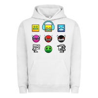 Pigment Lunar Rock geometry dash insane Urban Hoodie - linhVisuals