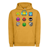 Pigment Peanut Butter geometry dash insane Urban Hoodie - linhVisuals