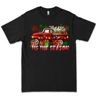 Black tis the season christmas truck Premium Tee - CowGirlArtShop