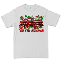 Dove Grey tis the season christmas truck Premium Tee - CowGirlArtShop