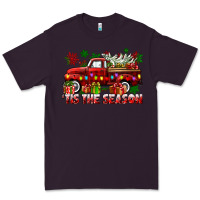 Plum tis the season christmas truck Premium Tee - CowGirlArtShop