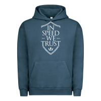 Pigment Midnight Navy in speed we trust Urban Hoodie - linhVisuals