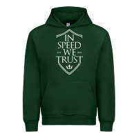 Forest Green in speed we trust Urban Hoodie - linhVisuals