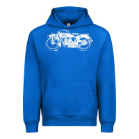 Cobalt indian scout motorcycle Urban Hoodie - linhVisuals