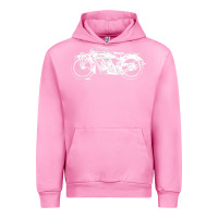 Fuchsia Pink indian scout motorcycle Urban Hoodie - linhVisuals