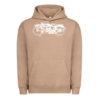 Pigment Burro indian scout motorcycle Urban Hoodie - linhVisuals