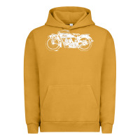 Pigment Peanut Butter indian scout motorcycle Urban Hoodie - linhVisuals