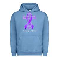 Pigment Pebble Blue pancreatic cancer t shirtfaith hope love pancreatic cancer warrior t s Urban Hoodie - linhVisuals