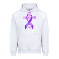 White pancreatic cancer t shirtfaith hope love pancreatic cancer warrior t s Urban Hoodie - linhVisuals