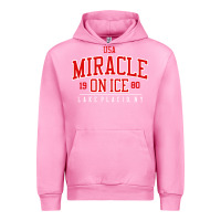 Fuchsia Pink miracle on ice Urban Hoodie - linhVisuals