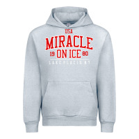 Heather Grey miracle on ice Urban Hoodie - linhVisuals