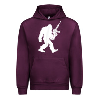 Bigfoot With Rifle Sasquatch 2nd Amendment Gun T Shirt Urban Hoodie | Teevron