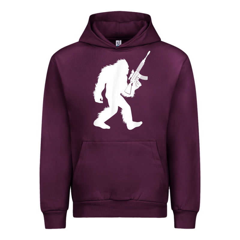 Bigfoot With Rifle Sasquatch 2nd Amendment Gun T Shirt Urban Hoodie by linhVisuals | Teevron