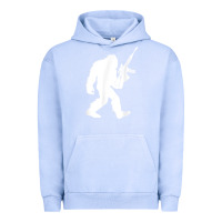 Pigment Grape Ice bigfoot with rifle sasquatch 2nd amendment gun t shirt Urban Hoodie - linhVisuals