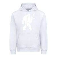 White bigfoot with rifle sasquatch 2nd amendment gun t shirt Urban Hoodie - linhVisuals
