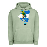 Pigment Oil Green nicaragua guardabarranco, nicaragua t shirt Urban Hoodie - linhVisuals