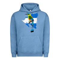 Pigment Pebble Blue nicaragua guardabarranco, nicaragua t shirt Urban Hoodie - linhVisuals