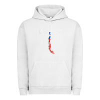 Pigment Lunar Rock chilean map and flag   distressed chile souvenir t shirt Urban Hoodie - linhVisuals