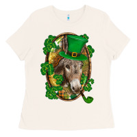 Bone St. Patrick's day Donkey Ladies Tee - CowGirlArtShop