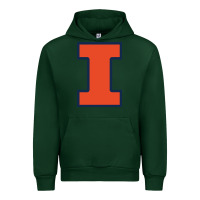 Forest Green illinois Urban Hoodie - linhVisuals